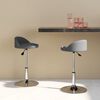 vidaXL Chaises &agrave; manger pivotantes lot de 2 gris similicuir
