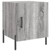 vidaXL Table de chevet sonoma gris 40x40x50 cm bois d'ing&eacute;nierie