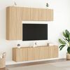 vidaXL Meubles TV muraux 2 pcs ch&ecirc;ne sonoma 60x30x41 cm