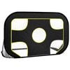 vidaXL Filet de but de football avec cible 120x80x80 cm polyester