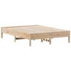 vidaXL Cadre de lit sans matelas 140x190 cm bois de pin massif