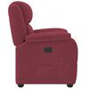 vidaXL Fauteuil inclinable Rouge bordeaux Tissu