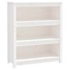 vidaXL Biblioth&egrave;que Blanc 80x35x97 cm Bois de pin massif