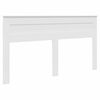 vidaXL Cadre de lit Blanc 180 x 200 cm Bois de pin massif