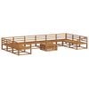 vidaXL Ensemble de canap&eacute;s d'ext&eacute;rieur 11 pcs Naturel