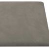 vidaXL T&ecirc;te de lit murale 12 pcs Gris clair 30 x 15 cm Velours