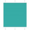 vidaXL Store pliss&eacute; vert p&eacute;trole 120x150cm largeur du tissu 119,4cm