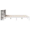 vidaXL Lit biblioth&egrave;que sans matelas blanc 120x190 cm bois pin massif