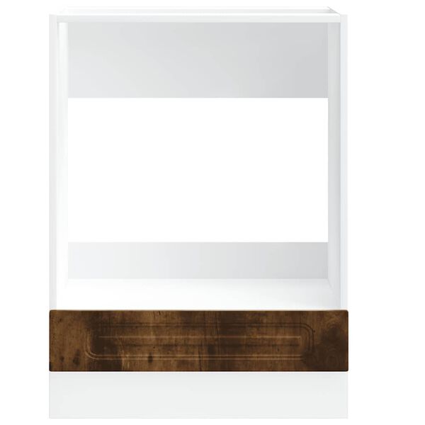 vidaXL Armoire &agrave; four Kalmar ch&ecirc;ne fum&eacute; bois d'ing&eacute;nierie