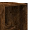vidaXL Buffet haut chêne fumé 30x41x185 cm bois d'ingénierie
