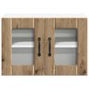 vidaXL Armoire de cuisine Lucca 2 pcs Ch&ecirc;ne artisanal 60 x 31 x 40 cm