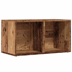 vidaXL Bo&icirc;tes de rangement LP vieux bois 69,5x34x36 cm bois ing&eacute;nierie