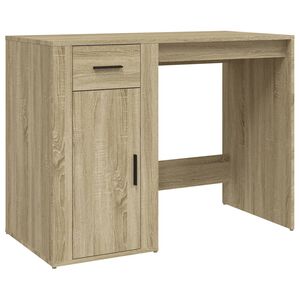 vidaXL Bureau Ch&ecirc;ne sonoma 100x49x75 cm Bois d'ing&eacute;nierie