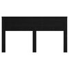 vidaXL T&ecirc;te de lit Ch&ecirc;ne noir 200 cm Bois d'ing&eacute;nierie