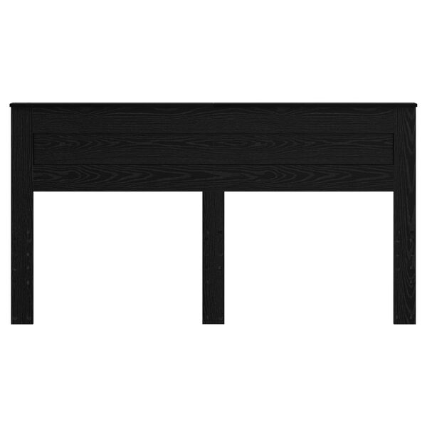 vidaXL T&ecirc;te de lit Ch&ecirc;ne noir 200 cm Bois d'ing&eacute;nierie