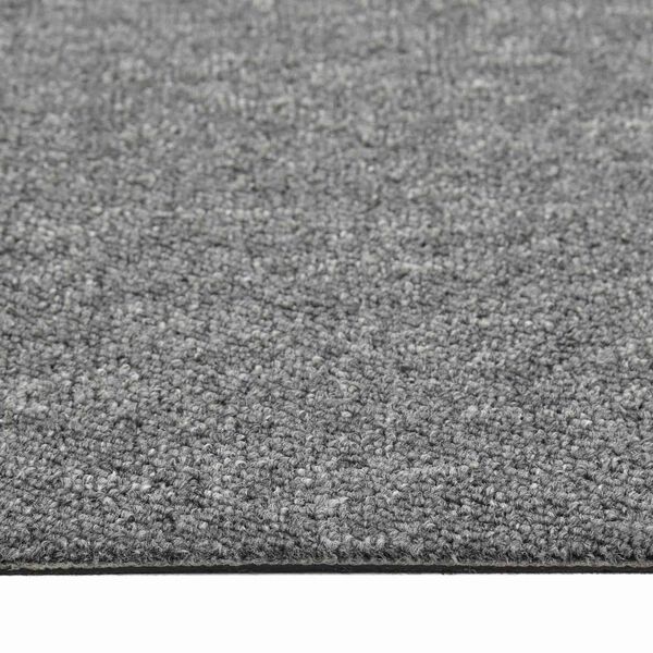 vidaXL Tapis 20 pcs Gris 50 x 50 cm 100% Polypropyl&egrave;ne
