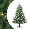 vidaXL Arbre de No&euml;l artificiel pr&eacute;-&eacute;clair&eacute; avec ensemble de boules