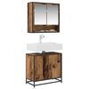 vidaXL Meuble de Lavabo de Salle de Bain Bois Ancien 65 x 33 x 60 cm