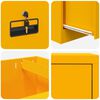vidaXL Cabinet de Dossier Jaune moutarde 44 x 50 x 106.5 cm