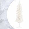 vidaXL Arbre de No&euml;l artificiel slim 150 cm 150 LED Blanc chaud