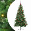 vidaXL Sapin de No&euml;l avec 150 LED avec support Vert 150 cm PE