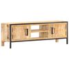 vidaXL Meuble TV 120x30x40 cm Bois de manguier brut