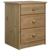 vidaXL Commode 43x34x53 cm Bois de pin solide