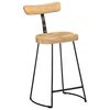 vidaXL Tabourets de bar lot de 2 49x43x88 cm bois de manguier massif