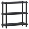 vidaXL Unit&eacute; de rangement 3 niveaux 100 x 40 x 96 cm PP Anthracite