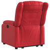 vidaXL Fauteuil inclinable Rouge Similicuir