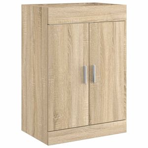 vidaXL Meuble sous lavabo de salle de bain Ch&ecirc;ne Sonoma