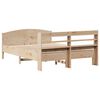 vidaXL Cadre de lit sans matelas 140x190 cm bois de pin massif