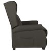 vidaXL Fauteuil inclinable Taupe Tissu