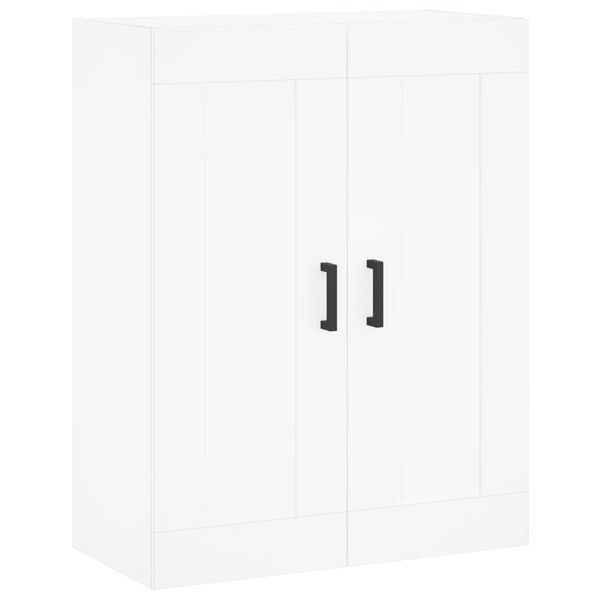 vidaXL Armoire murale blanc 69,5x34x90 cm bois d'ing&eacute;nierie