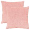 vidaXL Housse de coussin 2 pc HEERLEN Rose 80 x 80 cm