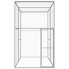 vidaXL Cage pour chat 3x1,5x2,5 m Acier galvanis&eacute;