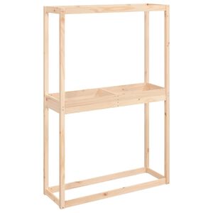 vidaXL Porte-pneus 120x40x180 cm Bois de pin massif
