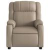 vidaXL Fauteuil de massage inclinable Cappuccino Similicuir