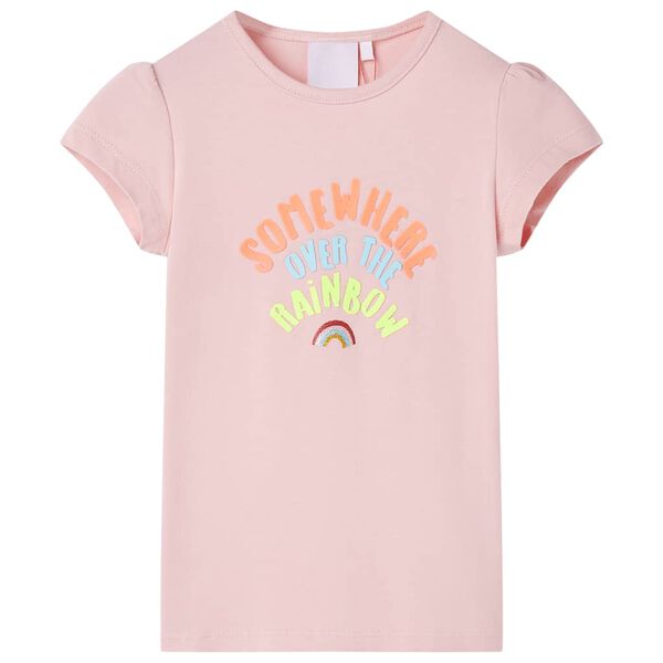T-shirt pour enfants rose clair 104