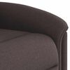 vidaXL Fauteuil inclinable Marron foncé Tissu