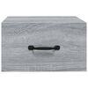 vidaXL Tables de chevet murales 2 pcs Sonoma gris 35x35x20 cm