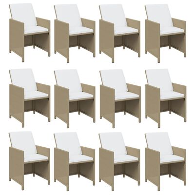 Ensemble Jardin 5pcs VidaXL - Table Et Chaises Résine Tressée Anthracite
