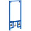 vidaXL Support mural de salle de bain Bleu 50 x 3 x 112 cm