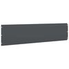 vidaXL Bordures pelouse 20pcs anthracite 25x103cm acier lamin&eacute; &agrave; froid