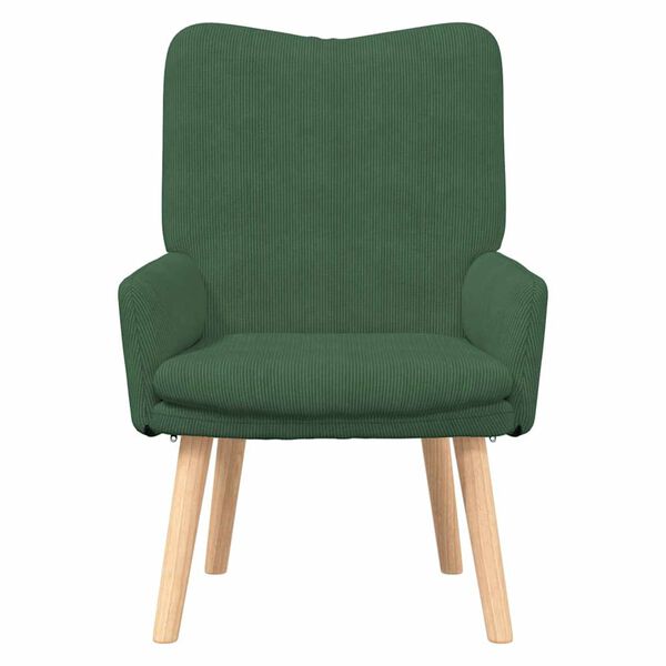 vidaXL fauteuil Vert Jungle 63 x 67 x 94 cm Tissu Sherpa