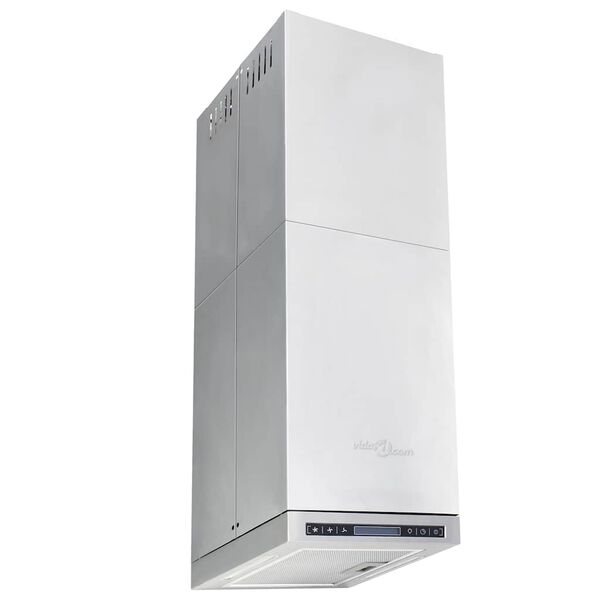 vidaXL Hotte &icirc;lot avec &eacute;cran tactile LCD et capteur 756 m&sup3; / h LED