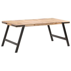 vidaXL Table &agrave; manger 180x90x76 cm Bois de manguier massif