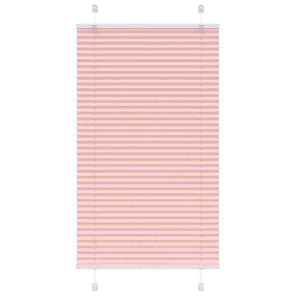 vidaXL Store pliss&eacute; rose 80x150 cm largeur du tissu 79,4 cm polyester