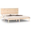 vidaXL Cadre de lit sans matelas 150x200 cm bois massif