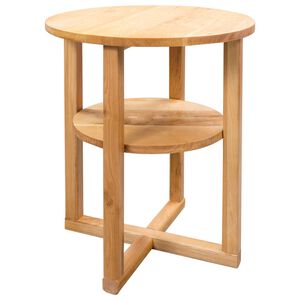 vidaXL Table d'appoint 40 x 50 cm Bois de ch&ecirc;ne massif